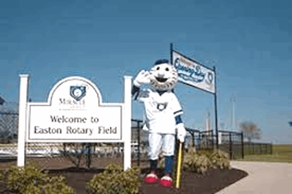 Scotty Young as Homer mascot Miracle League of Northampton County
